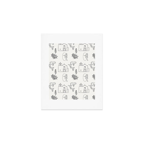 Allie Falcon Dwellings of Goliad Art Print
