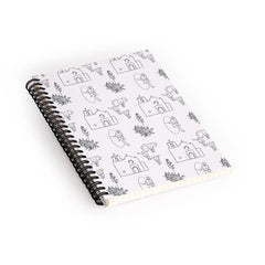 Allie Falcon Dwellings of Goliad Spiral Notebook