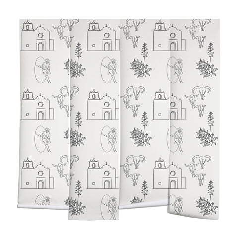 Allie Falcon Dwellings of Goliad Wall Mural