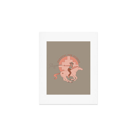 Allie Falcon Shootin The Breeze Art Print