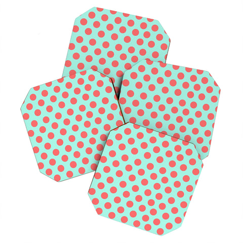 Allyson Johnson Adorable Dots Coaster Set