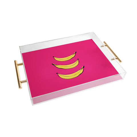 Allyson Johnson Banana Acrylic Tray