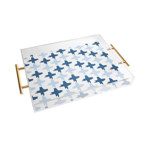 Allyson Johnson Bohemian Indigo iKat 3 Acrylic Tray
