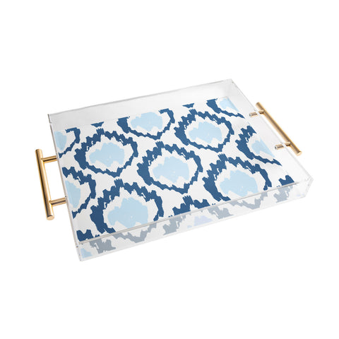 Allyson Johnson Bohemian Indigo iKat Acrylic Tray