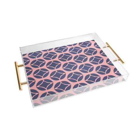 Allyson Johnson Bohemian Mod Navy Acrylic Tray