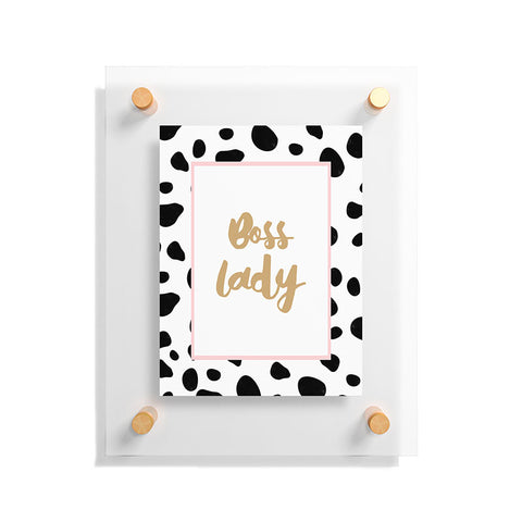 Allyson Johnson Bossy Dots Floating Acrylic Print