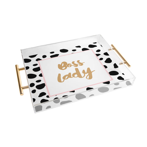 Allyson Johnson Bossy Dots Acrylic Tray
