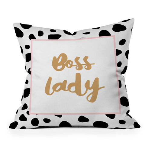 Allyson Johnson Bossy Dots Outdoor Throw Pillow