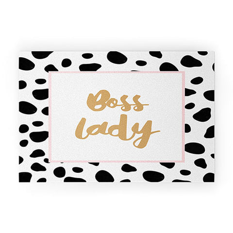 Allyson Johnson Bossy Dots Welcome Mat