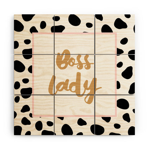Allyson Johnson Bossy Dots Wood Wall Mural