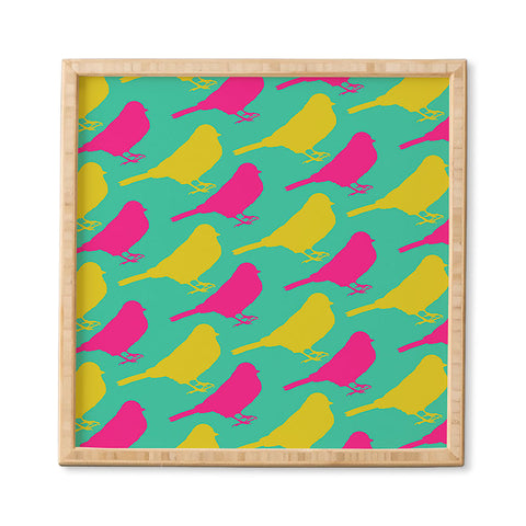 Allyson Johnson Bright Birdies Framed Wall Art