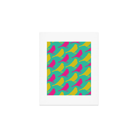 Allyson Johnson Bright Birdies Art Print
