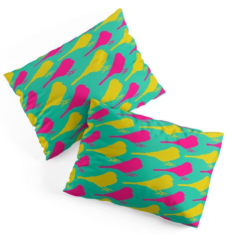 Allyson Johnson Bright Birdies Pillow Shams