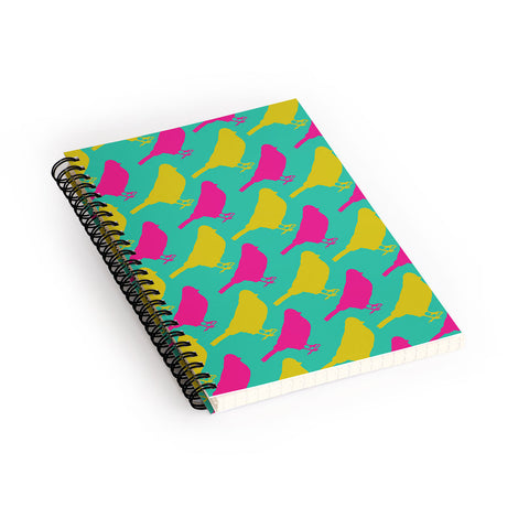Allyson Johnson Bright Birdies Spiral Notebook