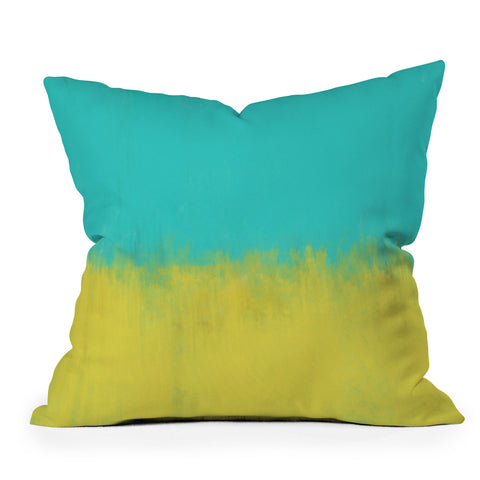 Allyson Johnson Caribbean Outdoor Throw Pillow
