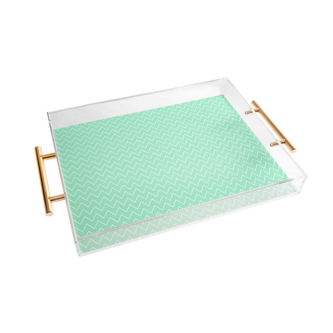 Allyson Johnson Classic Mint Acrylic Tray