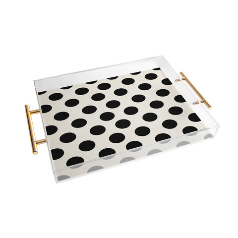 Allyson Johnson Classiest Cream Acrylic Tray