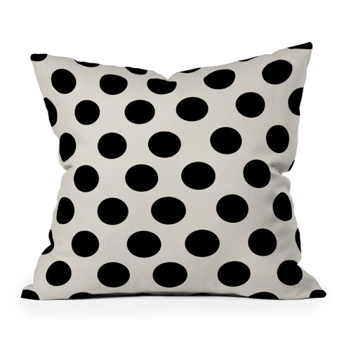 Allyson Johnson Classiest Cream Outdoor Throw Pillow