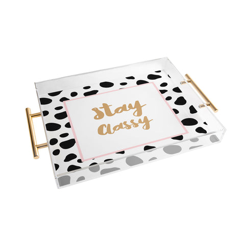 Allyson Johnson Classy Dots Acrylic Tray