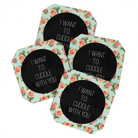 Allyson Johnson Cuddle With You Coaster Set