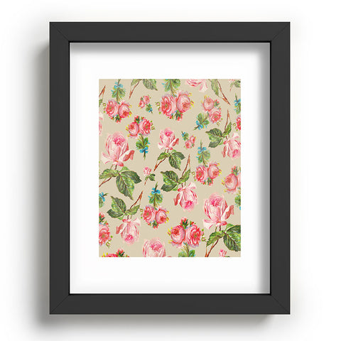 Allyson Johnson Dainty Floral Recessed Framing Rectangle