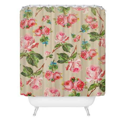 Allyson Johnson Dainty Floral Shower Curtain
