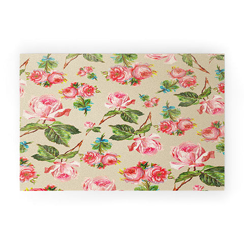 Allyson Johnson Dainty Floral Welcome Mat
