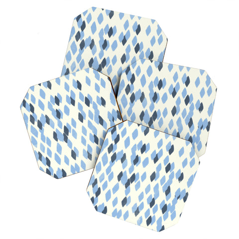 Allyson Johnson Denim Blues Coaster Set