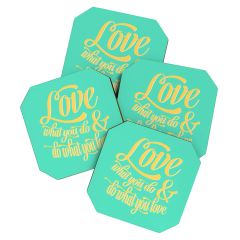 Allyson Johnson Do What You Love Coaster Set