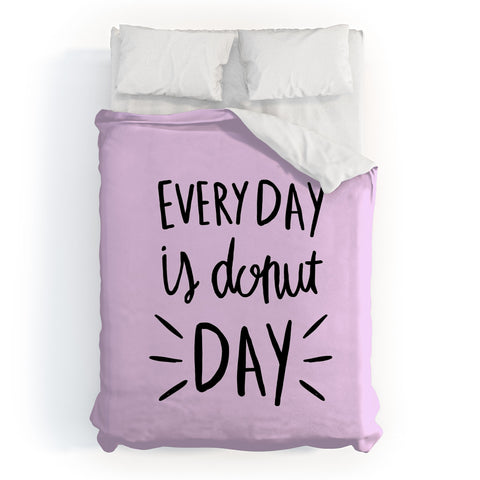 Allyson Johnson Every Day Is Donut Day Duvet Cover