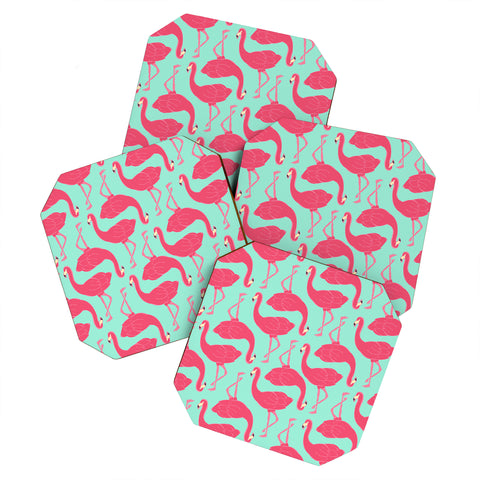 Allyson Johnson Flamingo Party Coaster Set