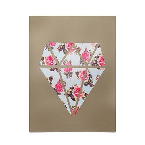 Allyson Johnson Floral Diamond Poster
