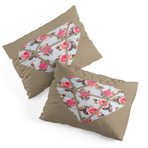 Allyson Johnson Floral Diamond Pillow Shams