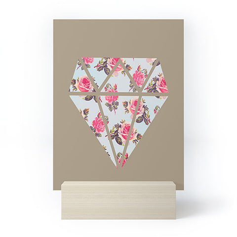 Allyson Johnson Floral Diamond Mini Art Print