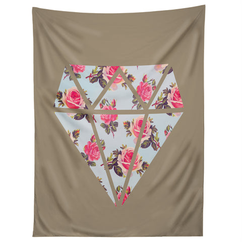 Allyson Johnson Floral Diamond Tapestry