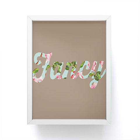 Allyson Johnson Floral Fancy Framed Mini Art Print