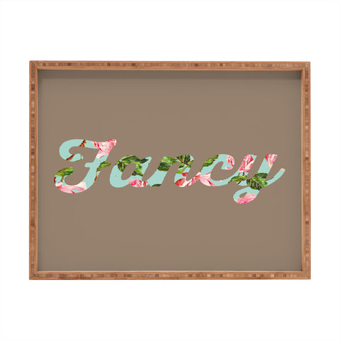 Allyson Johnson Floral Fancy Rectangular Tray