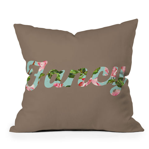 Allyson Johnson Floral Fancy Throw Pillow