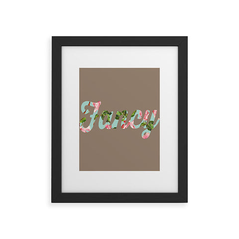 Allyson Johnson Floral Fancy Framed Art Print
