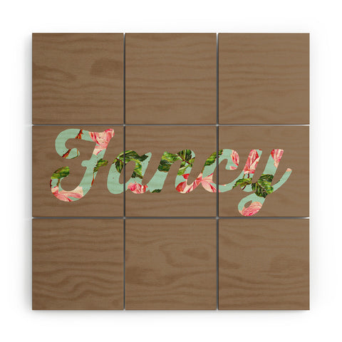 Allyson Johnson Floral Fancy Wood Wall Mural