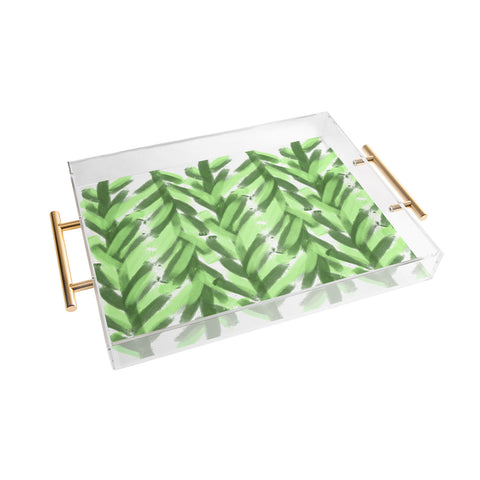 Allyson Johnson Greenery Forest Acrylic Tray