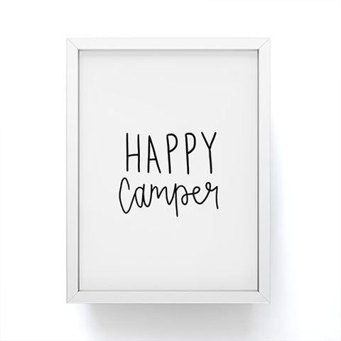 Allyson Johnson Happy Camper Framed Mini Art Print