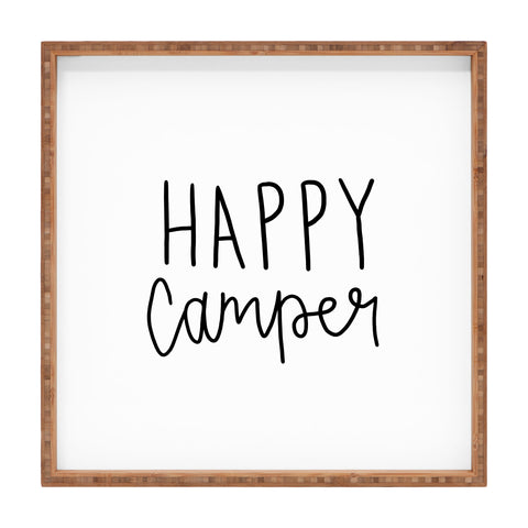 Allyson Johnson Happy Camper Square Tray