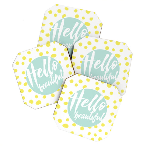 Allyson Johnson Hello Beautiful 2 Coaster Set