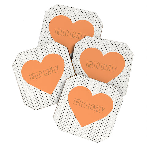 Allyson Johnson Hello Lovely Coaster Set