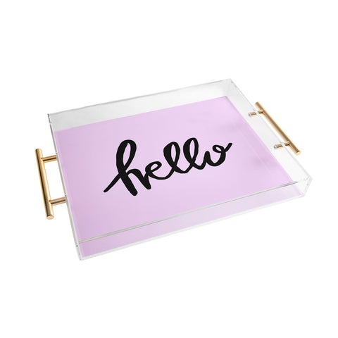 Allyson Johnson Hi Hello Acrylic Tray