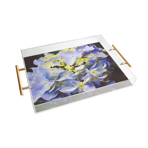 Allyson Johnson Hydrangea Flower Acrylic Tray