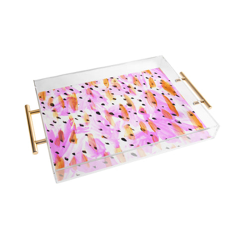 Allyson Johnson Lavender Spring Acrylic Tray