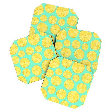 Allyson Johnson Lemons Coaster Set