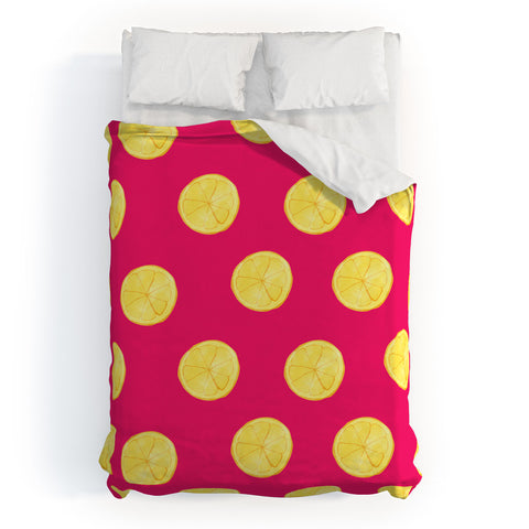 Allyson Johnson Lemony Duvet Cover